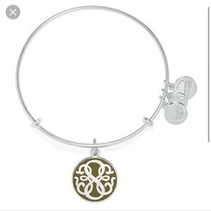 Green Enamel Path of Life Bangle